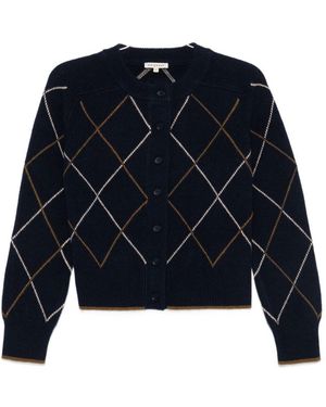 Moismont Auguste Wool Cardigan - Blue