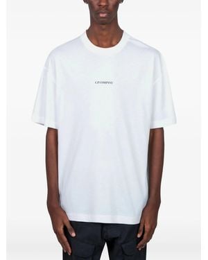C.P. Company T Shirts Short Sleeve - White