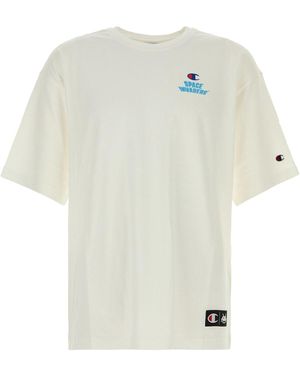 Champion T Shirt Space Invaders - White