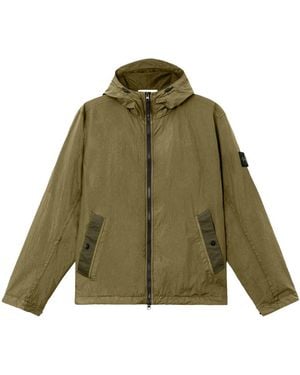 Stone Island 4100001 Crinkle Reps Ny - Green