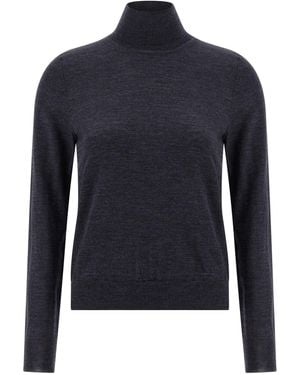 Maison Margiela Wool Turtleneck Trui - Blauw