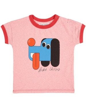 Bobo Choses Bobo wählt "Doggy" T -Shirt aus - Pink