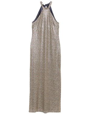 Siyu Tallis Langes Kleid - Weiß