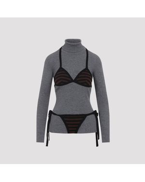 Moschino Rollkragenpullover von - Grau