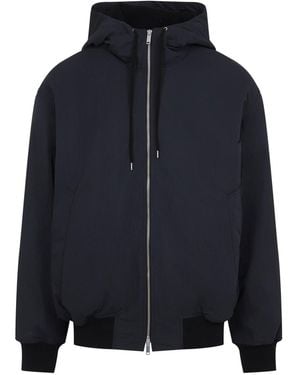 Studio Nicholson Wickett Wool Lined Hooded Jacket - Blue