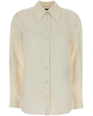 Gucci Shirt With Iconic Print - White
