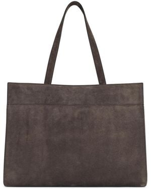 KHAITE 'Crosby' Suede Cocoa Bag - Brown