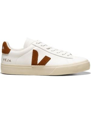 Veja Trainers Campo Chromefree Cognac - White