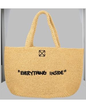 Off-White c/o Virgil Abloh Tote Bag Jitney - Metallic