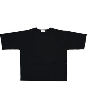 P.A.R.O.S.H. Roma25 Baumwoll-T-Shirt - Schwarz