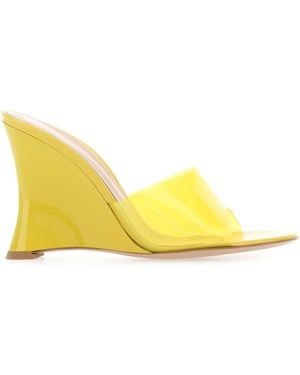 Gianvito Rossi Pvc Mules - Yellow