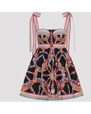 Dolce & Gabbana Dolce & Gabbana Popeline Carretto Mini Dress - Red