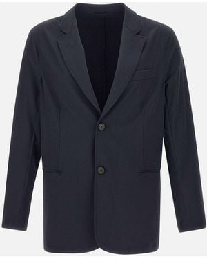 Emporio Armani Streched Crepe Blazer - Blau