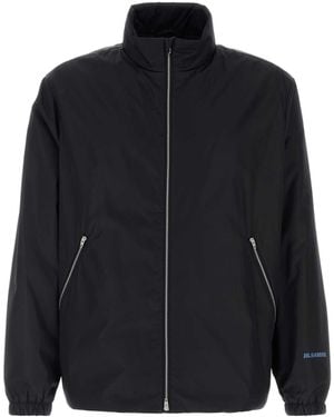 Jil Sander Blouson 145 Pd W Logo - Black