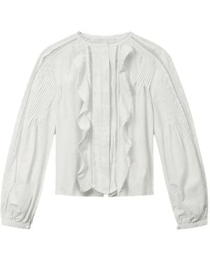 Isabel Marant Cubraly Ruffled Shirt - White