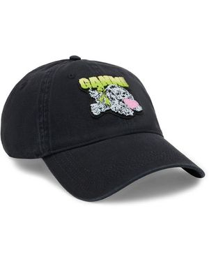 Ganni Puppy Organic Cotton Baseball Cap - Blue