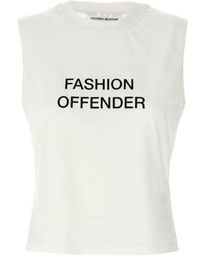 Victoria Beckham 'Slogan' Tanktop - Grau