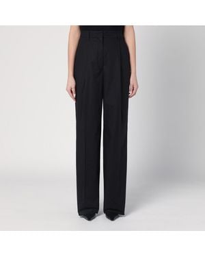 THE LATEST Wide Axel Trousers - Black
