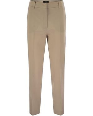 Weekend by Maxmara Weekend Max Mara Canon Wool Cigarette Pants - Natural