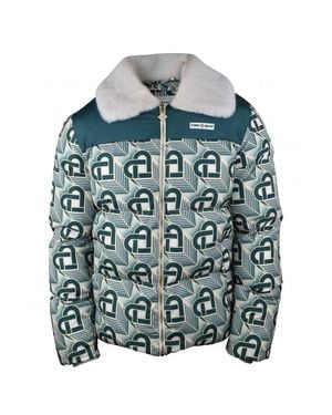 CASABLANCA Quilted Monogram Jacket - Gray