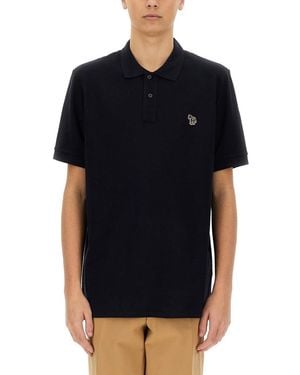 Paul Smith Regular Fit Polo Shirt - Black