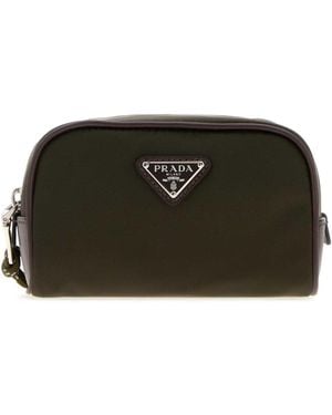 Prada Fabric Beauty Case - Black