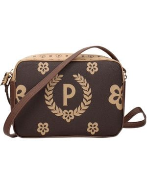 Pollini Crossbody Bags Pvc/Cream - Brown