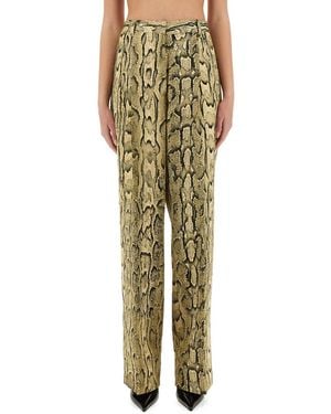 Dries Van Noten Jacquard Trousers - Green