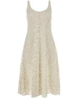 Prada Ivory Lace Dress - White