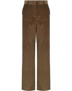 Weekend by Maxmara Tania Velvet Pants - Brown