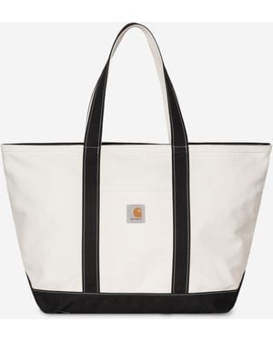 Carhartt Canvas Beach Tote - White