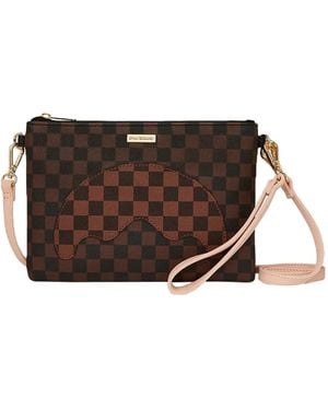 Sprayground Pochette Boujee Cinghia - Marrone