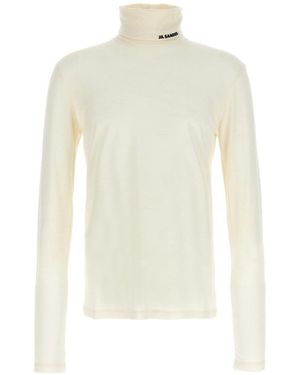 Jil Sander Turtleneck Sweater - White