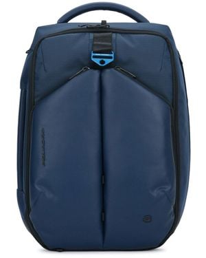 Piquadro Zaino Porta Pc 15,6' Espandibile 3 Comparti - Blue