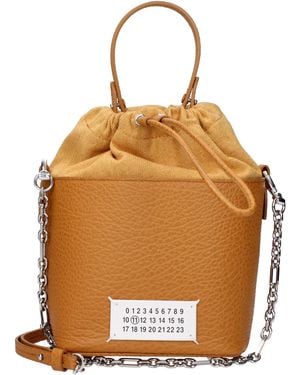 Maison Margiela Handbags Bucket Bag/Light Leather - Brown
