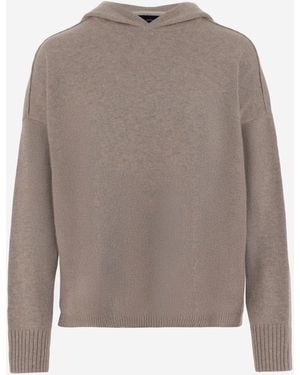 arch4 Cashmere Hooded Sweatshirt - Grau