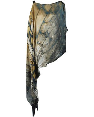 Mona Swims Mona Zwemt Zijde Kaftan - Groen
