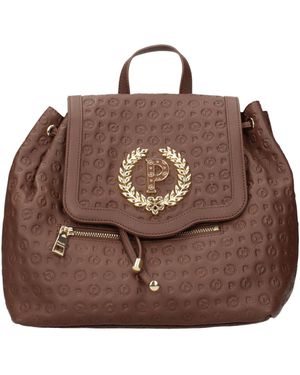 Pollini Rucksäcke und Gürteltaschen Damen Leder Braun/Erde