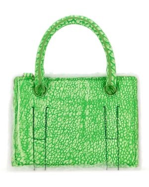 Dentro Lead Leather Mini Otto Handbag in Black | Lyst Canada