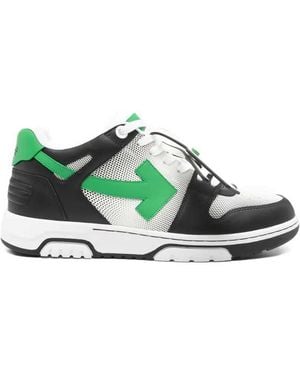 Off-White c/o Virgil Abloh Off Out Of Office Trainers - Green