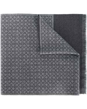 Ferragamo Wool Scarf - Grey