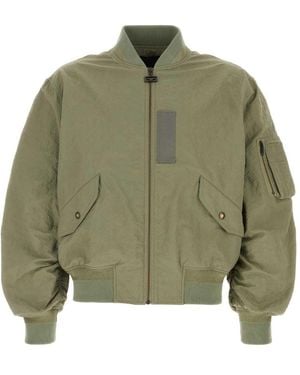 Givenchy Nylon Bomber Jacket - Groen