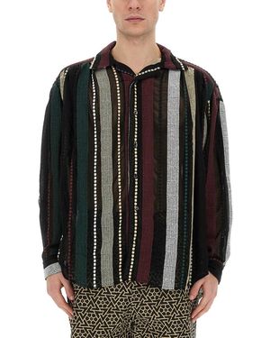 A.I.E. Chiffon Shirt - Black
