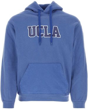 WILD DONKEY Melange Cotton Sweatshirt - Blue