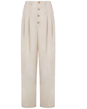 Moschino Chic Pants For - White