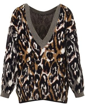 Akep Sweaters Multi Colour - Black