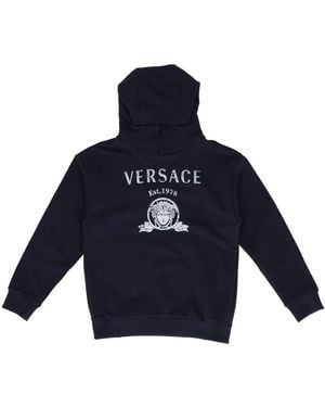 Versace Sweatshirt Felpa + St. Varsity - Blau