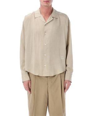 Ami Paris Viscose Shirt - Natural