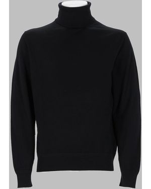 Tom Ford Rollneck Sweater Pure Wool Sweaters - Black