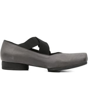 Uma Wang Ballerinas Mit Überkreuzten Riemen - Weiß